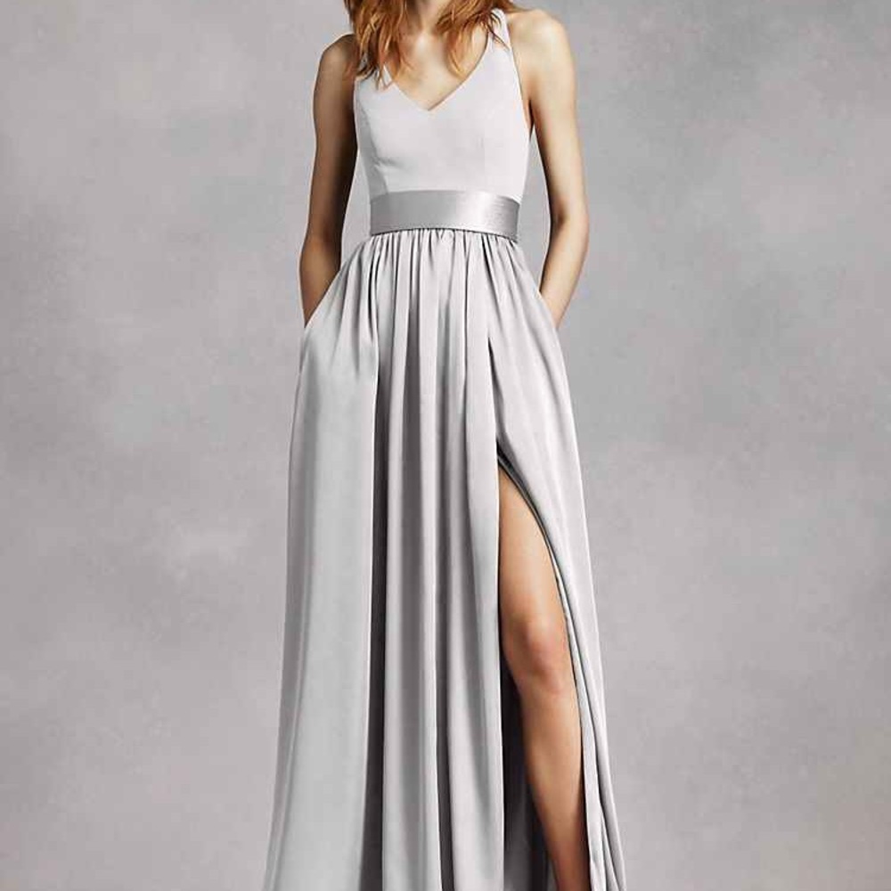 Gray Bridesmaid Dress